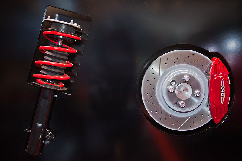 MINI John Cooper Works 17 Zoll Sportbremse, gelochte Bremsscheibe