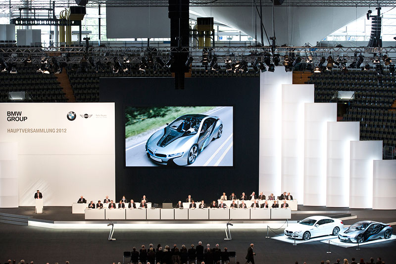 92. ordentliche Hauptversammlung der BMW AG am 16. Mai 2012 in der Olympiahalle in Mnchen
