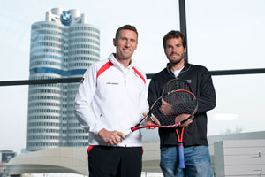 BMW Open by ATLANTICLUX - Patrik Kühnen und Tommy Haas vor dem Show-Match in der BMW Welt (04.02.2012)BMW Open by ATLANTICLUX - Patrik Kühnen und Tommy Haas vor dem Show-Match in der BMW Welt (04.02.2012)