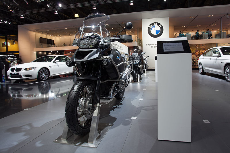 BMW Motorrad auf der Moskau Autoshow 2012