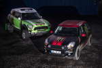 MINI ALL4 Racing und MINI Countryman X-raid Service-Fahrzeug