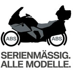 ABS ab sofort Serie in allen BMW Motorrädern