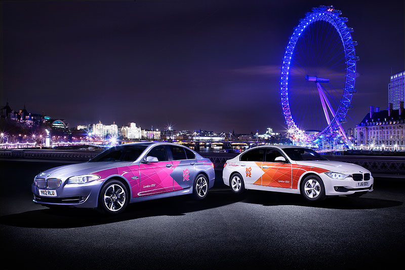 BMW 5er vor dem London Eye