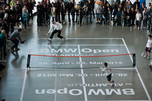BMW Open by ATLANTICLUX - Show-Match in der BMW Welt (04.02.2012)