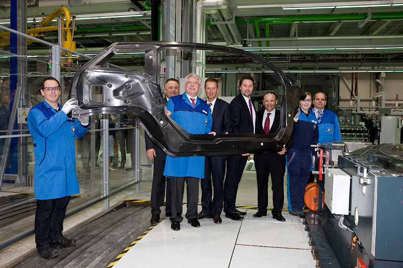 BMW Werk Landshut � Er�ffnung neues Innovations- und Produktionszentrum CFK (Carbon) f�r BMW i Modelle