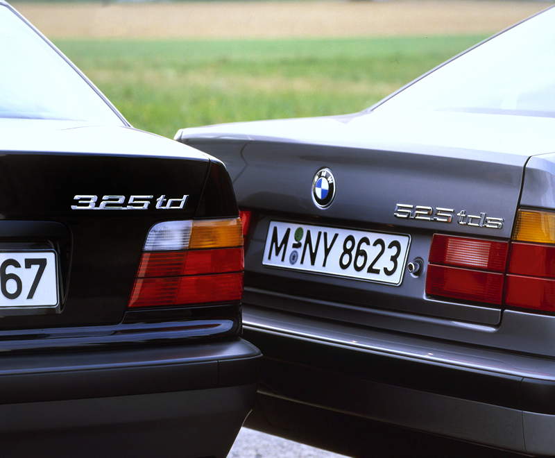 BMW 325td (E30) und BMW 525tds (E34)