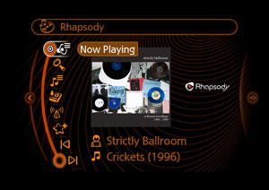 Die MINI Connected ready App Napster / Rhapsody.
