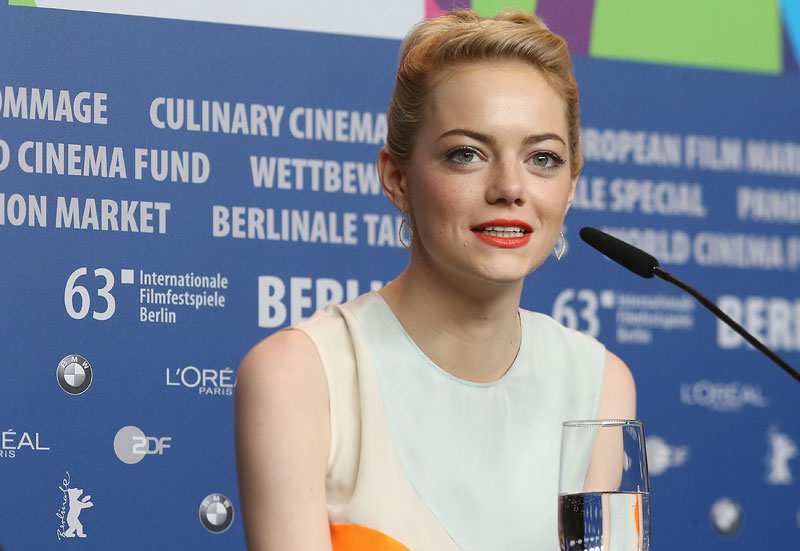 Emma Stone bei der 'The Croods' Presse Konferenz bei der 63. Berlinale