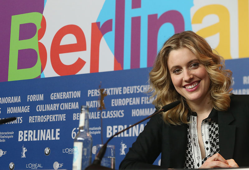 Greta Gerwig bei der 'Frances Ha' Presse Konferenz bei der 63. Berlinale
