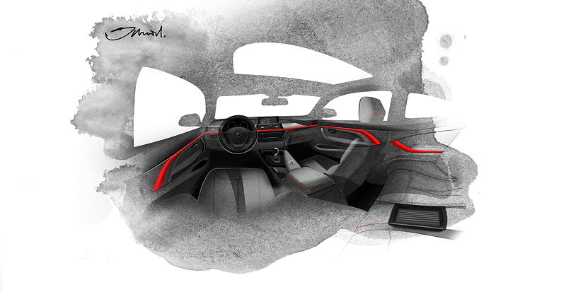 BMW 4er Coup, Designskizze