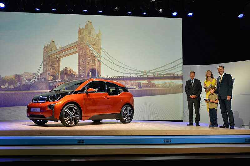 Weltpremiere BMW i3 in London, Grossbritannien