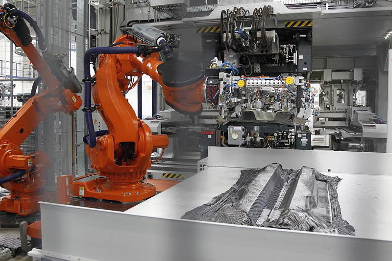 BMW i3 Produktion BMW Werk Leipzig: CFK-Fertigung.
