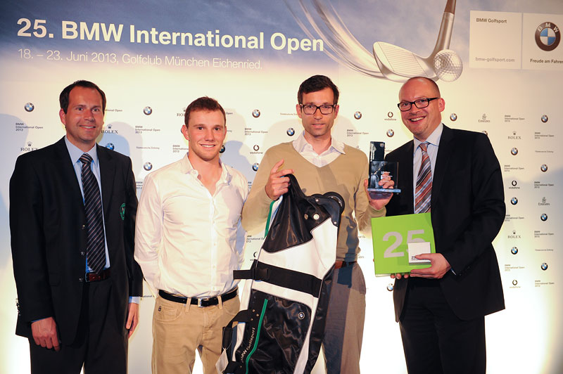 Siegerehrung zum Media Cup der 25. BMW International Open