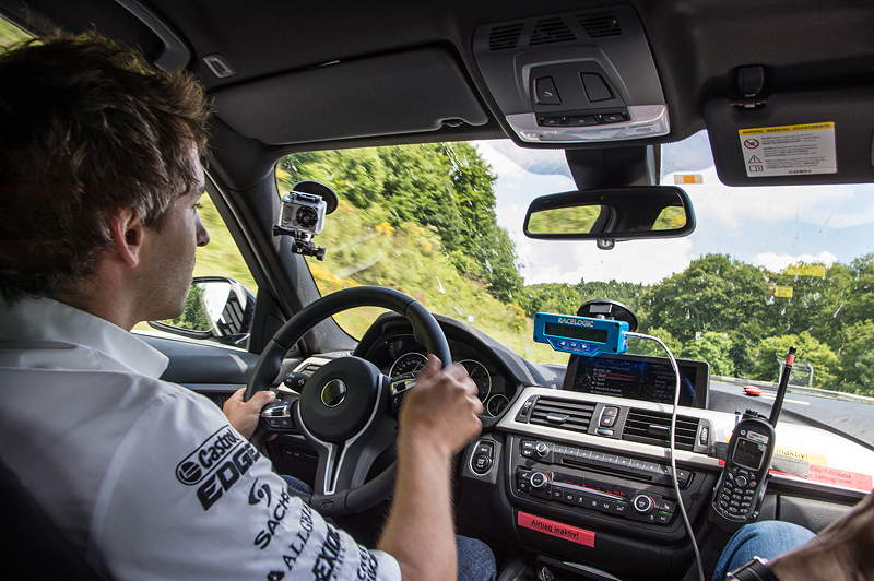 Entwicklungsfahrt Nrburgring, Nordschleife. Timo Glock in einem Prototyp.