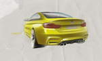 BMW M4 Concept Coup, Designskizze