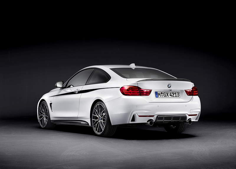 Das neue BMW 4er Coupé mit M Performance Zubehör.