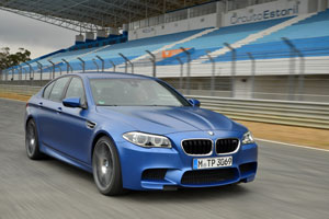 BMW M5 in Frozen Blue