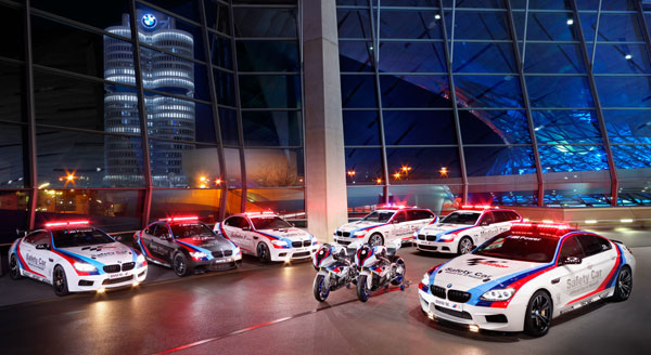 offizielle BMW M Safety Car Flotte der MotoGP