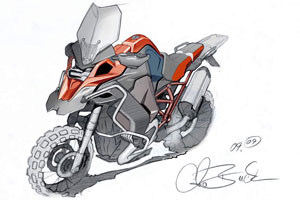 BMW R 1200 GS Adventure, Designskizze