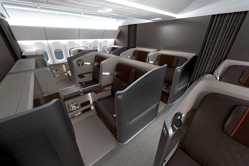 BMW Group DesignworksUSA fr Singapore Airlines: Mehr Komfort, Raum und Privatshre.