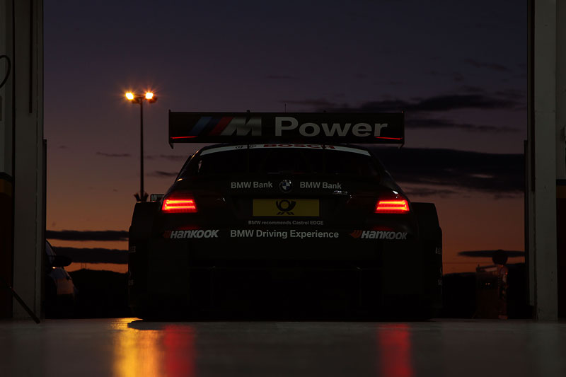 BMW Bank M3 DTM in Valencia am 21.01.13