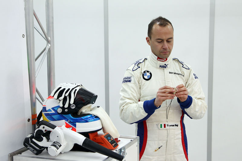 Thomas Biagi bei BMW DTM Tests am 24.01.13 in Valencia