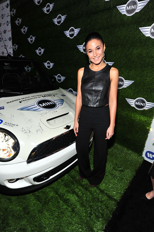 MINI goes Grammy. After show party 2013. Emmanuelle Chriqui.