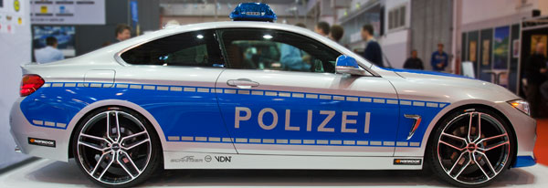 Polizei 428i Coupé by AC Schnitzer auf der Essen Motor Show 2013