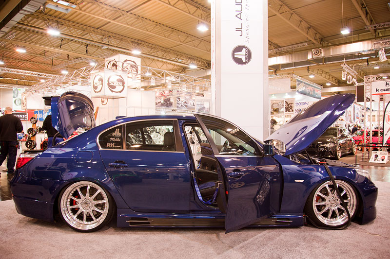 Essen Motor Show 2013: BMW 5er (E60) mit RH Alu-Rdern