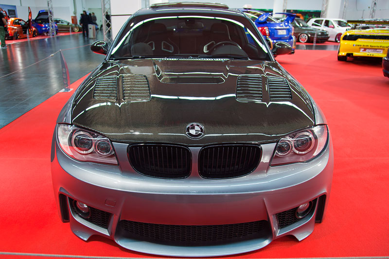 Essen Motor Show 2013: BMW 123d (E82), Baujahr 2010 mit vielen orig. BMW Performance Elementen