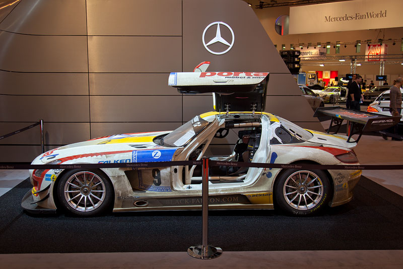 Essen Motor Show 2013: Mercedes SLS AMG GT3 in calcitwei, mit sequentiellem GetriebeMercedes SLS AMG GT3 in calcitwei, mit sequentiellem Getriebe