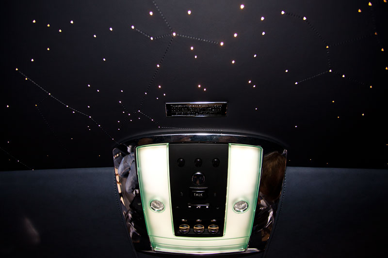 Rolls-Royce Celestial Phantom, Sternenhimmel im Fond
