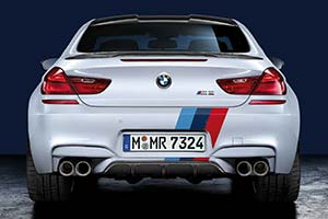 BMW M6 Coup, BMW M Performance, BMW M Performance Front- und Heckstreifen
