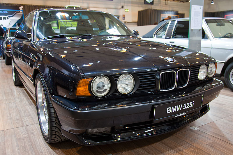 BMW 525i (E34), ausgestellt vom BMW 5er Club E34 IG, Besitzer: Christoph Weinold, Techno Classica 2013
