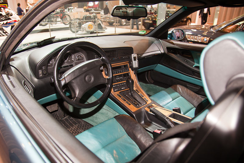 BMW 850Ci (E31), Cockpit. Ehemaliger Neupreis: 148.000 DM.