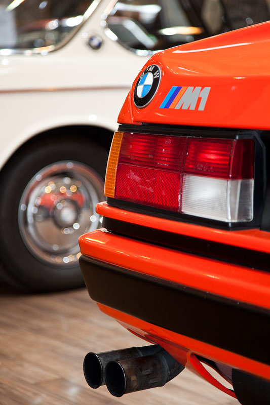 BMW M1 (E26), auffllige Auspuffanlage