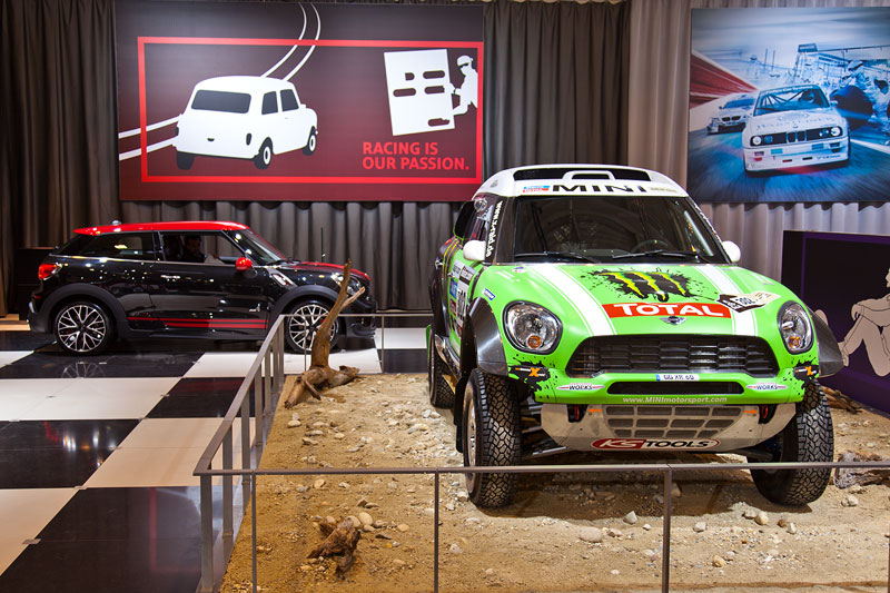 MINI ALL4 Racing Rallye Show Car auf der Techno Classica 2013 in Essen