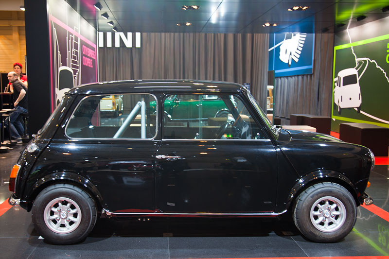 Mini Cooper 1275 'S MK3, Baujahr 1970, mit 4-Zylinder Quermotor und 103 PS Leistung bei 7.650 U/Min.