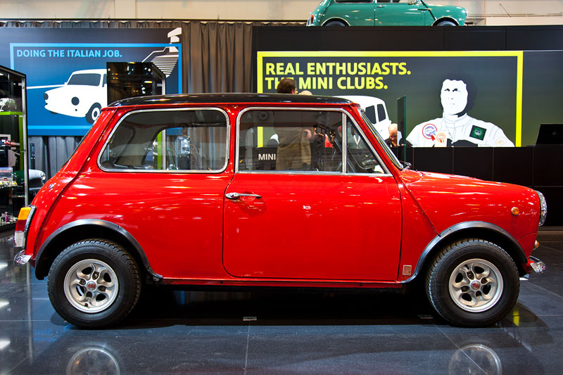 Innocenti Mini Cooper 1300, unrestaurierter Originalzustand. Nur 67.000 km in 39 Jahren gelaufen.