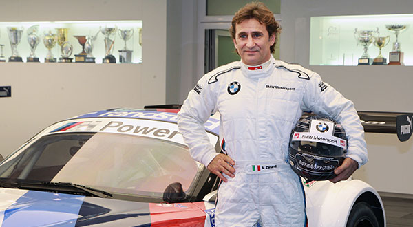 Mnchen, 16.01.2014: BMW Werksfahrer Alessandro Zanardi (IT) mit seinem BMW Z4