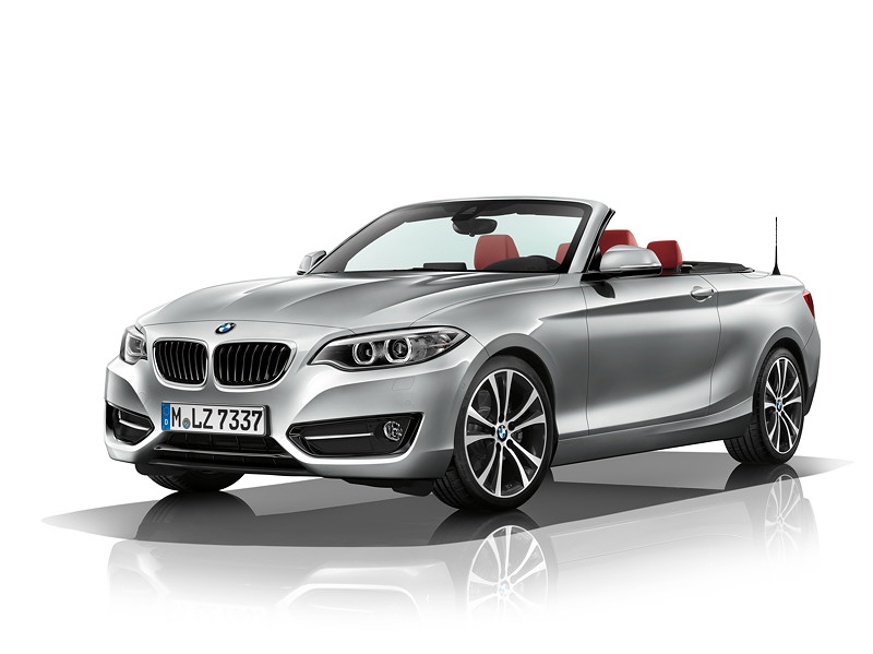 BMW 2er Cabrio, Modell Sport, Glaciersilber metallic