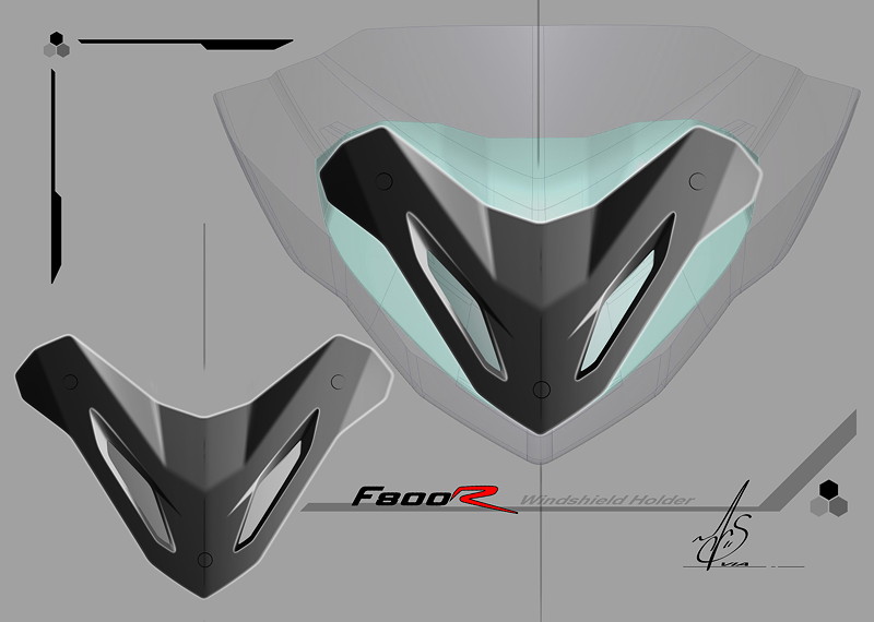 BMW F 800 R, Design