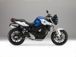 BMW F 800 R, Racingblue metallic matt / Lightwhite uni