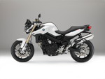 BMW F 800 R, Lightwhite uni / Schwarz