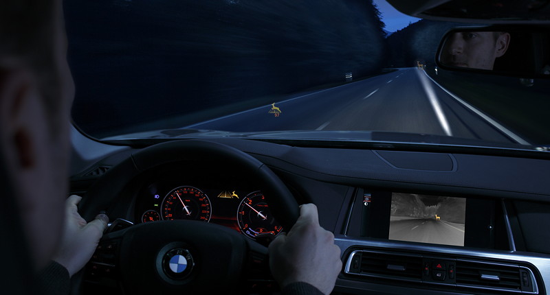 BMW Night Vision mit Dynamic Light Spot und Tiererkennung