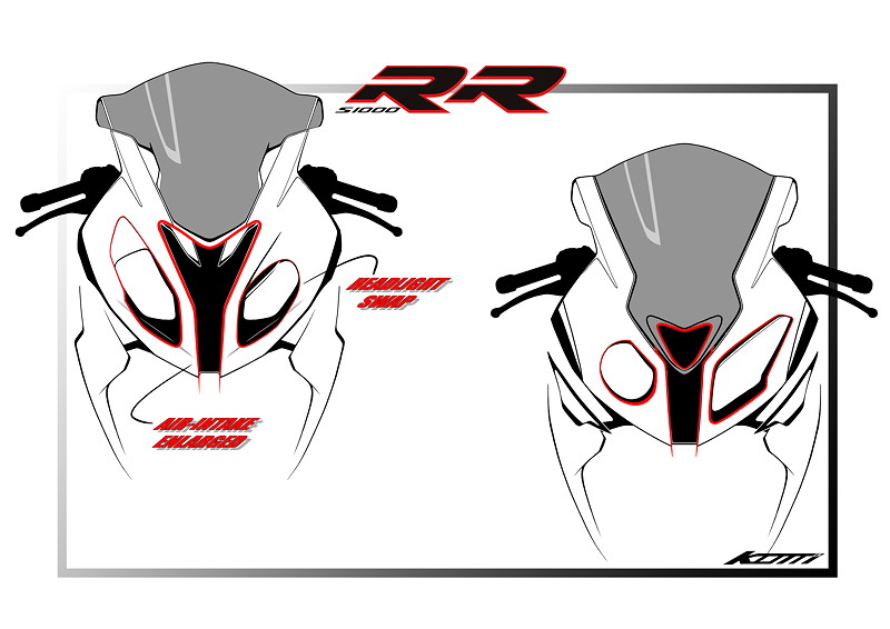BMW S 1000 RR, Designskizze