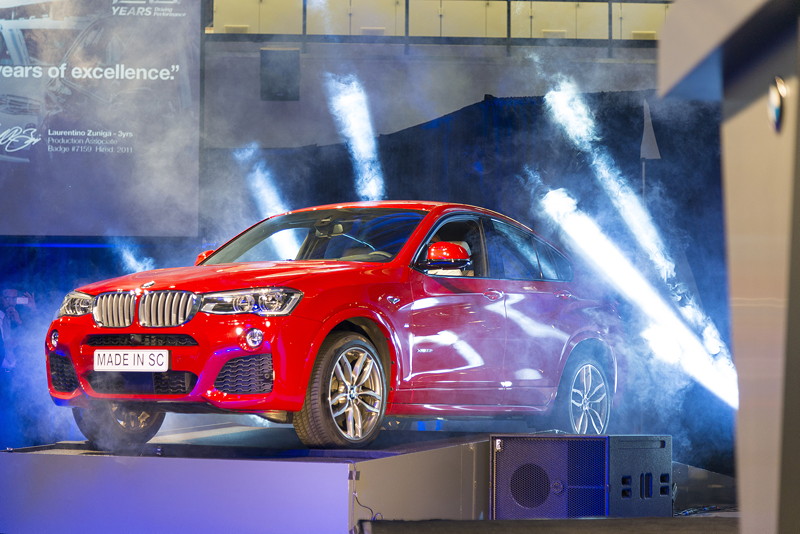 der neue BMW X4 wurde im BMW Werk in Spartanburg der Presse vorgestellt