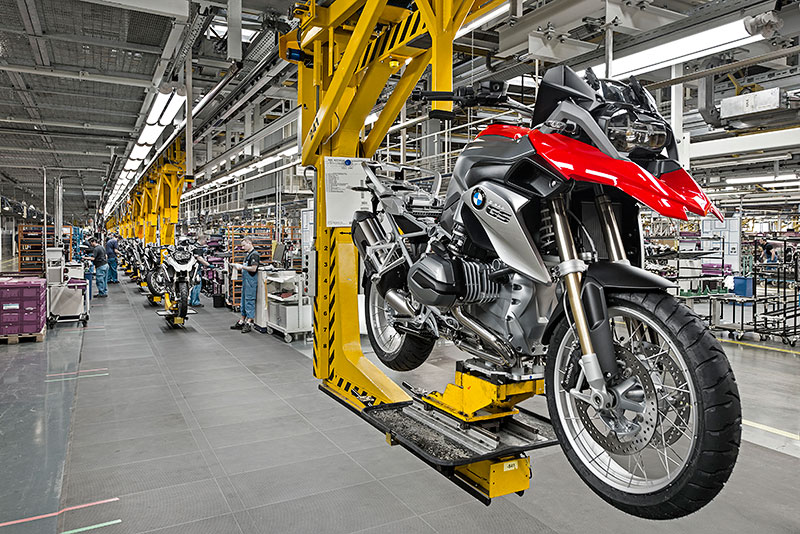 BMW Werk Berlin produziert 500.000stes BMW GS Motorrad mit Boxermotor.