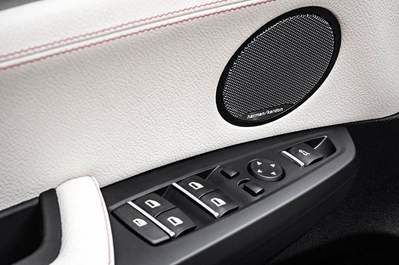 BMW X4, Fensterheber-Tasten und Spiegelverstellung in der Fahrertr
