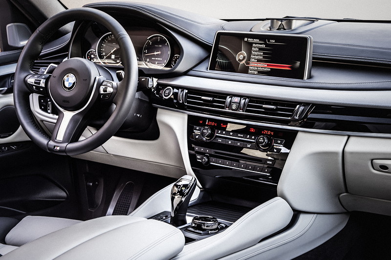 BMW X6 - Innenraum, Exclusivleder Nappa, erweitert Elfenbeinwei.